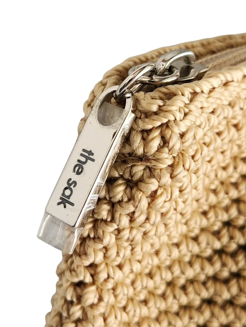 The Sak Crafted Classics Carryall Crocheted Tote Bag Handbag Purse